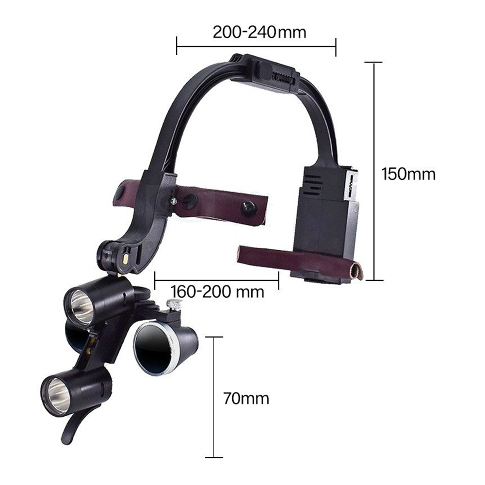 Dental Loupe Magnifier 2.5x 3. - Led Medical Headlight recensione e prezzo