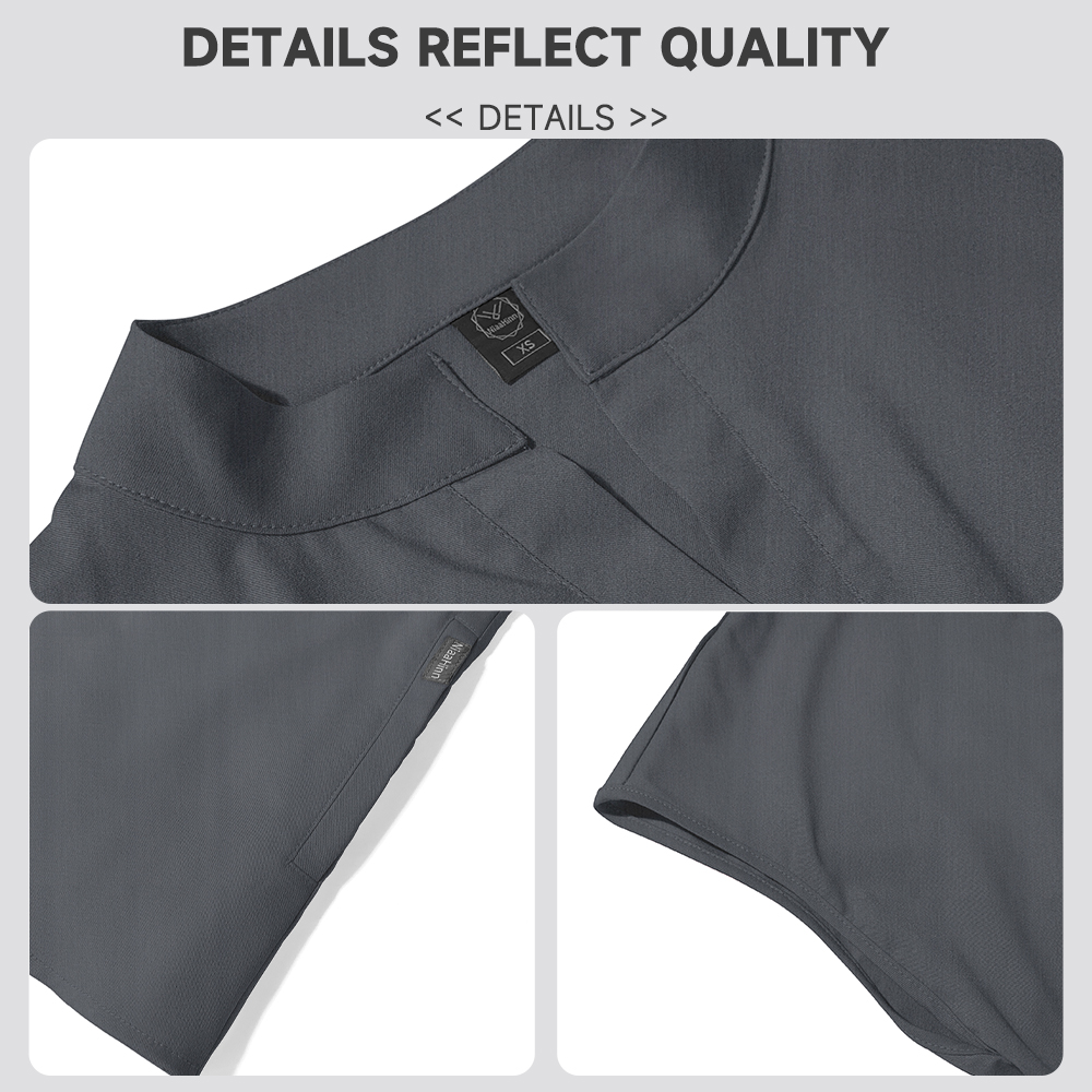 Fashion Stand Collar Scrubs To - Medical Lab Equipment recensione e prezzo