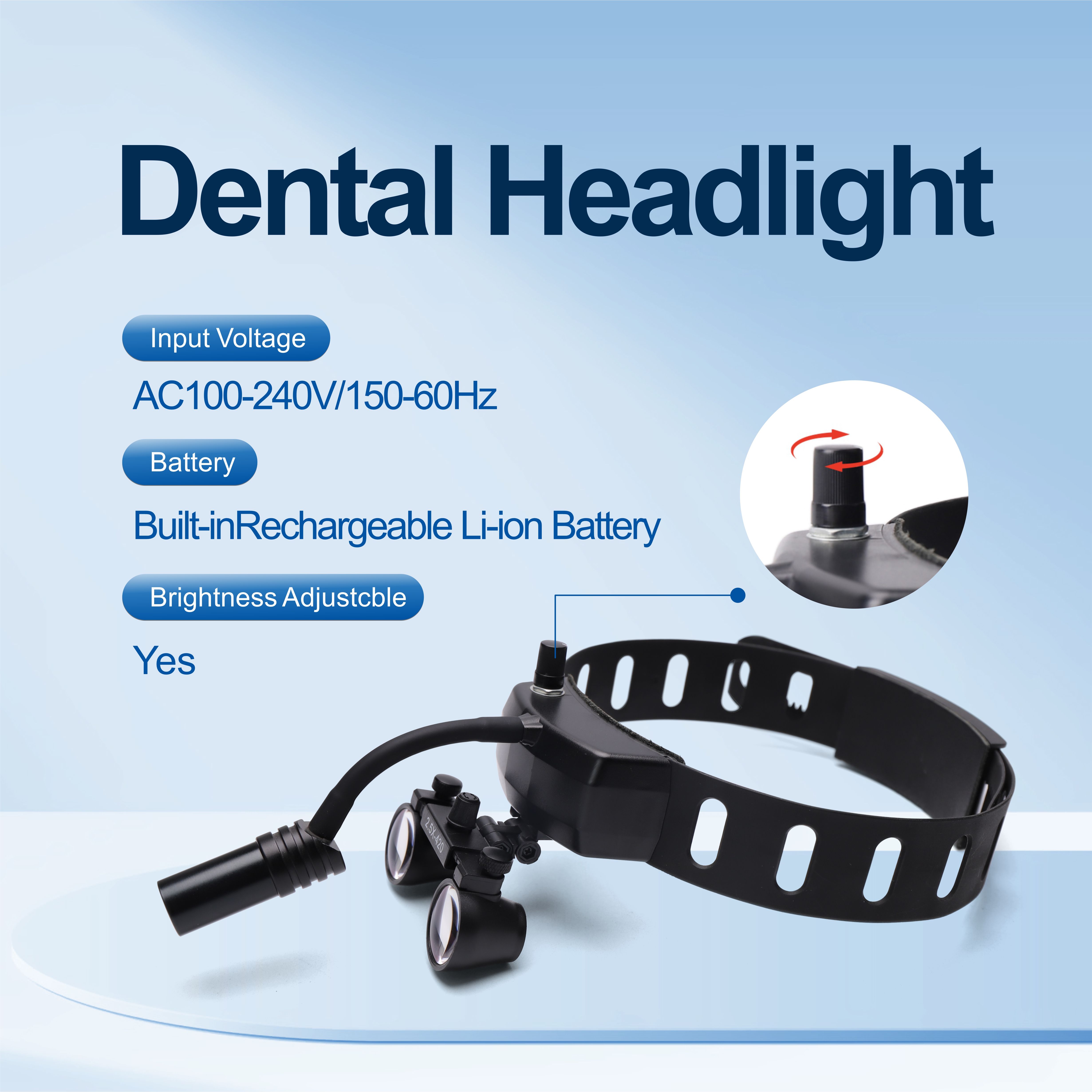 Loupe Glasses Type 5W LED Ligh - Led Medical Headlight recensione e prezzo