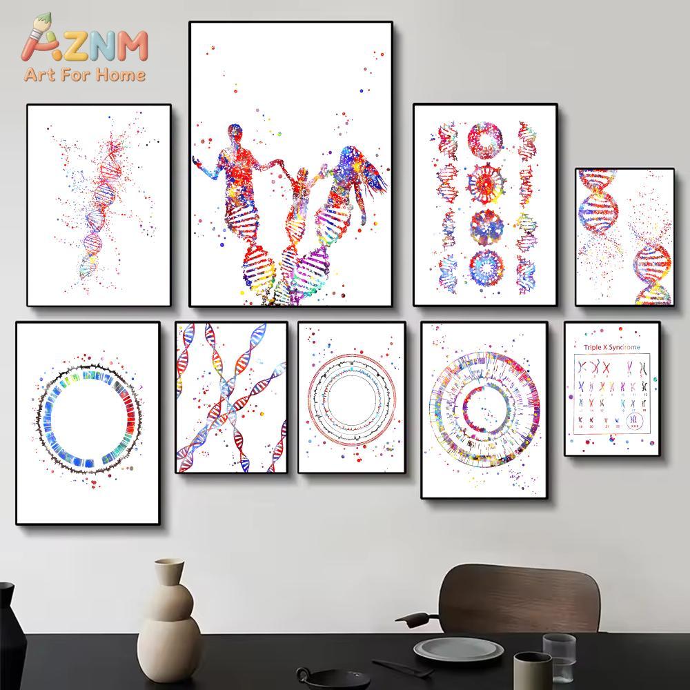 AZNM Colorful Watercolor DNA G - Medical Laboratory recensione e prezzo