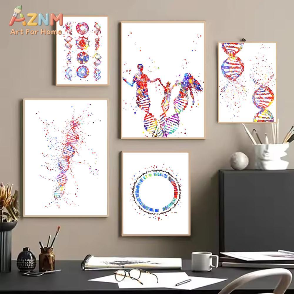 AZNM Colorful Watercolor DNA G - Medical Laboratory recensione e prezzo