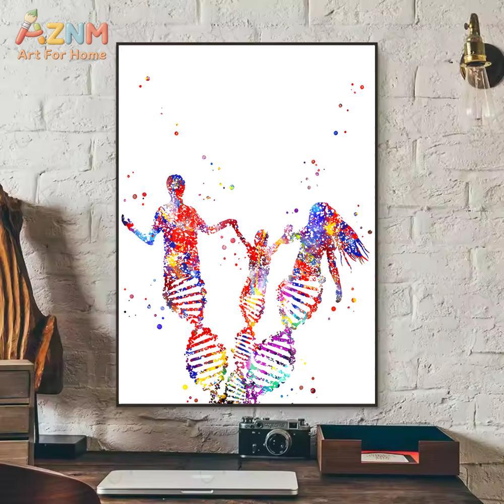 AZNM Colorful Watercolor DNA G - Medical Laboratory recensione e prezzo