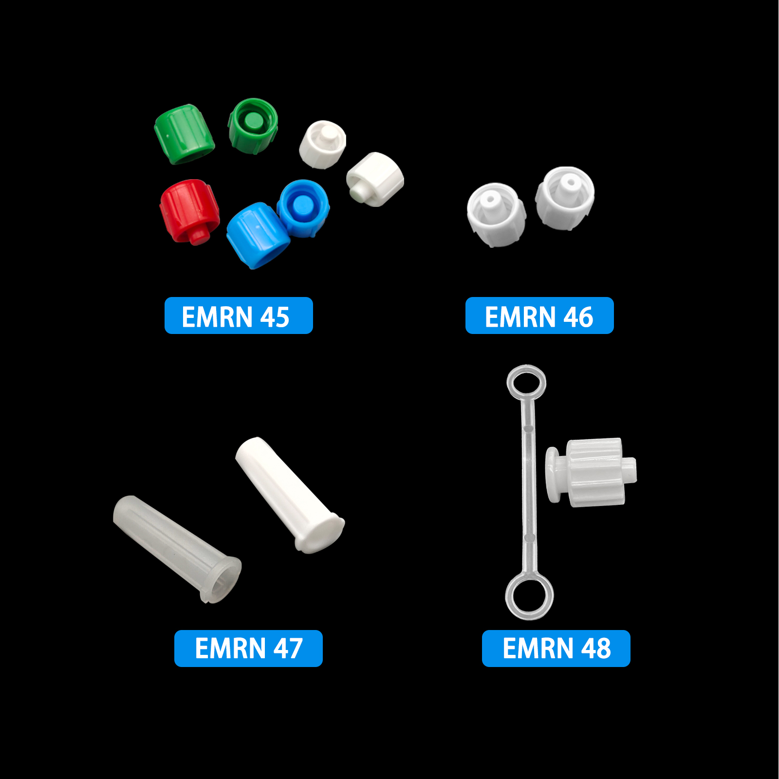 500pcs Male Luer Caps Hole for - Medical Laboratory recensione e prezzo